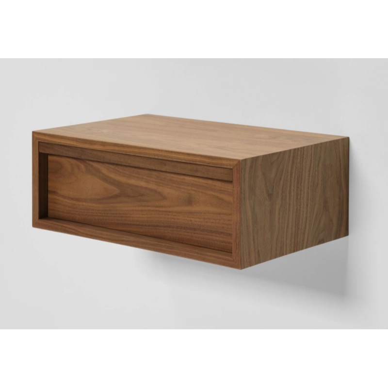 Stage Floating Nightstand – Walnut