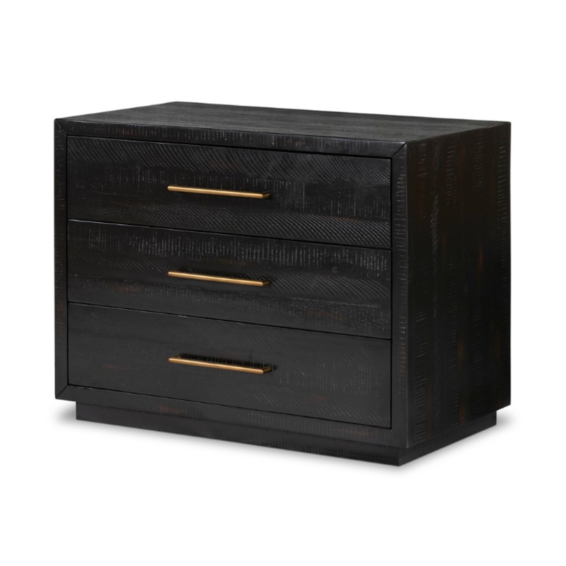 Suki Large Nightstand – Burnished Black