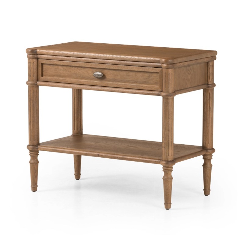 Toulouse Nightstand – Toasted Oak