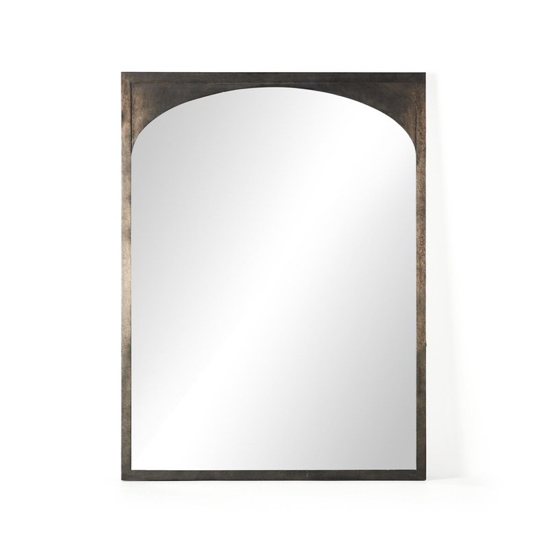 Troyes Floor Mirror – Burnished Charcoal