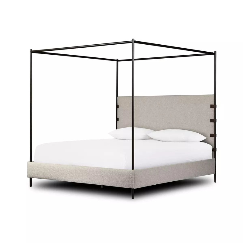 Anderson Canopy Bed – King – Knoll Natural
