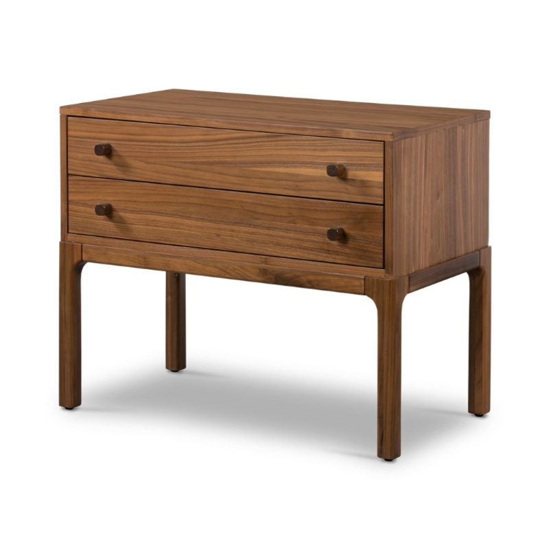 Arturo Nightstand – Natural Walnut