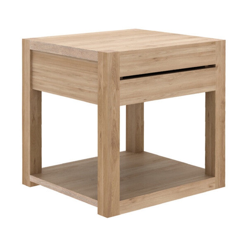 Azur bedside table – Oak – IN STOCK