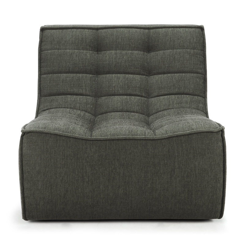 N701 sofa – 1 seater – Moss