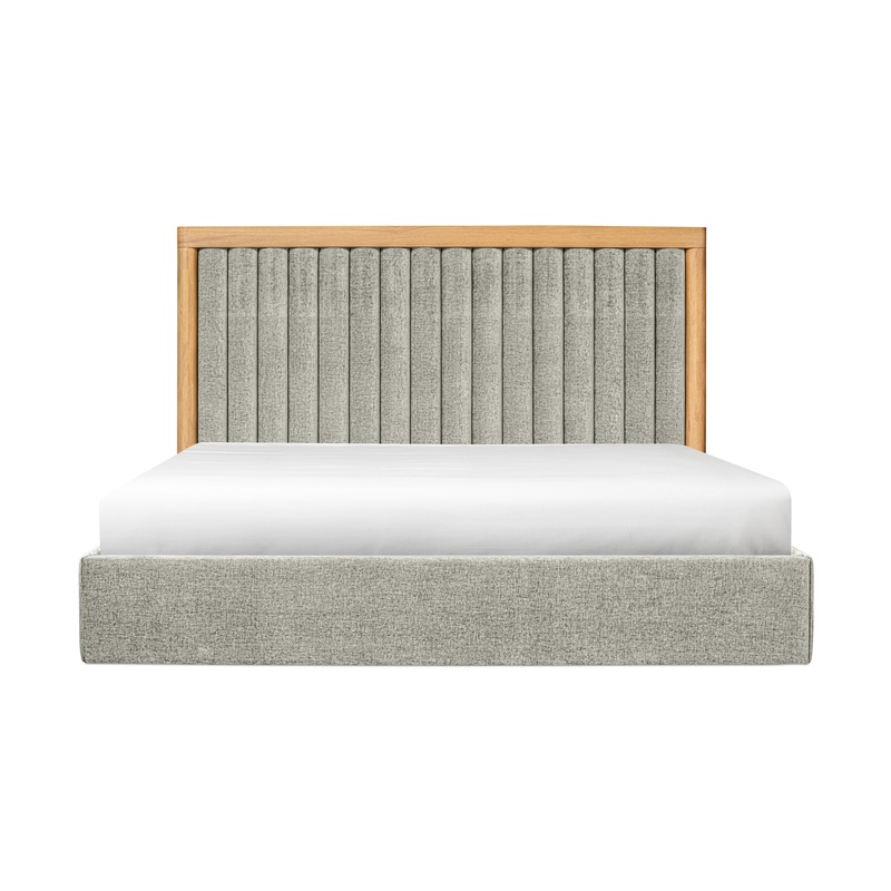 Nina Queen Bed – Grey