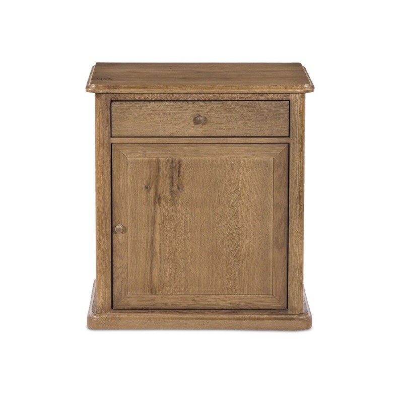 Poppy Right Nightstand – Saddle Brown