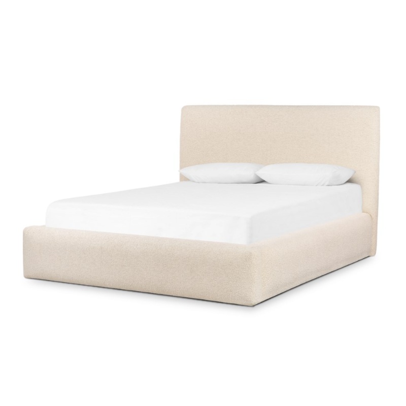 Quincy Bed – King – Lisbon Cream