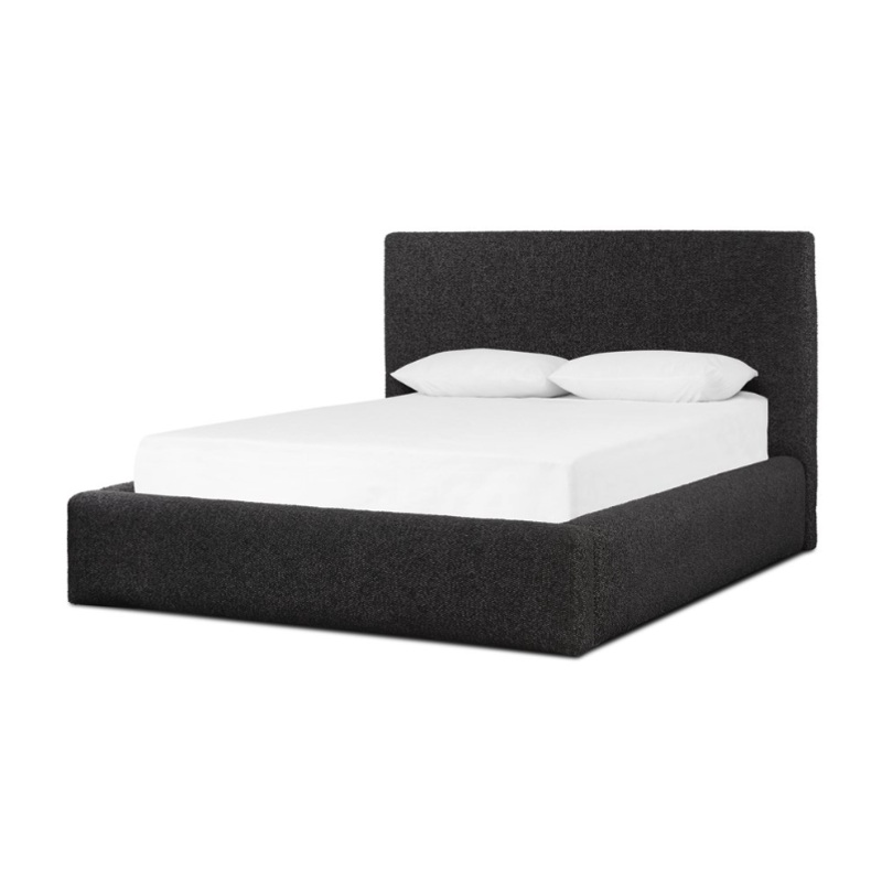 Quincy Queen Bed – Lisbon Charcoal