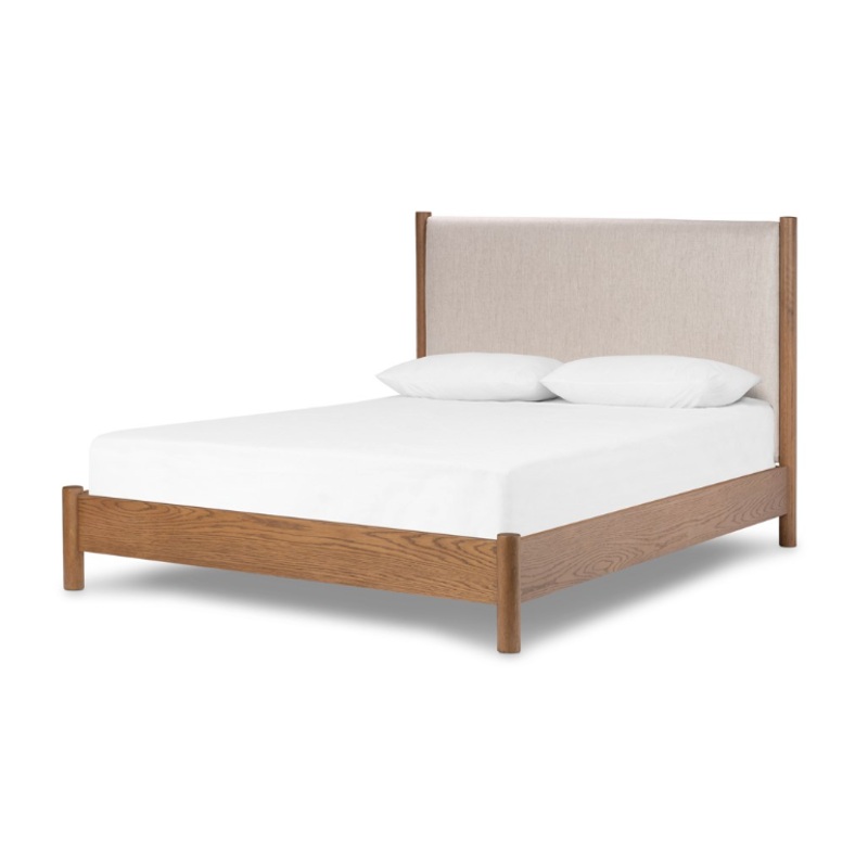 Roark King Bed – Amber Oak