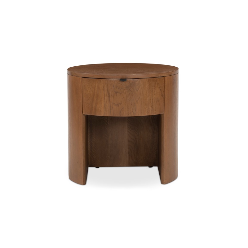 Theo One Drawer Nightstand Brown