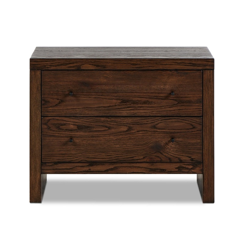 Torrington Charging Nightstand – Umber Oak Resawn