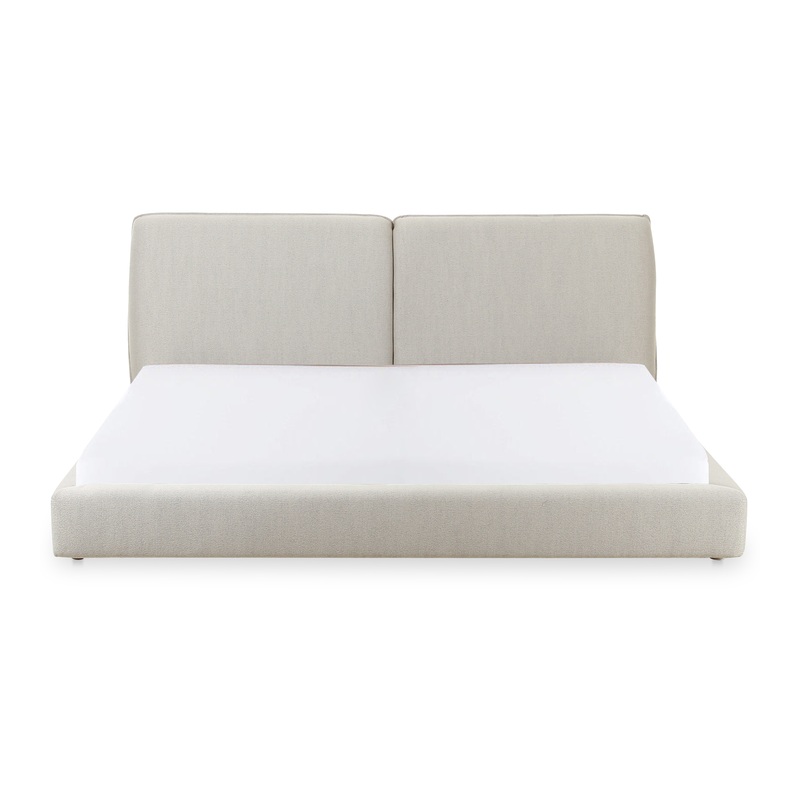 Zeppelin King Bed – Light Grey