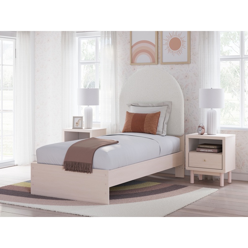 Wistenpine – Upholstered Panel Bed