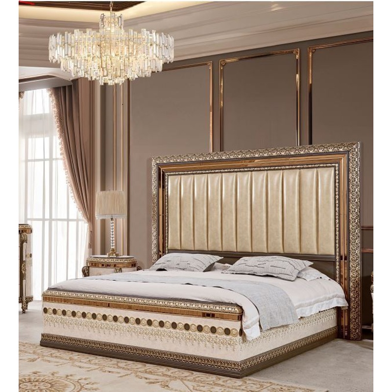 HD-9017 – Eastern King Bed – Beige