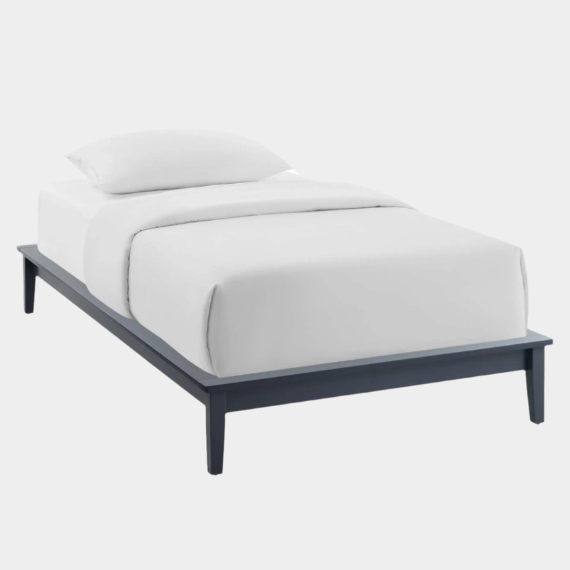 Lodge Wood Platform Bed Frame