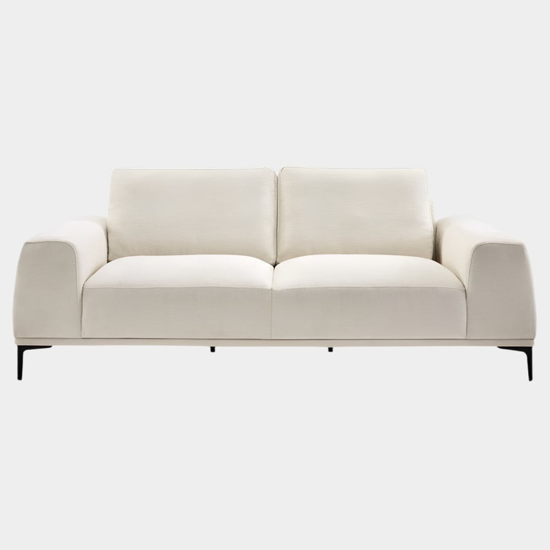 Middleton Sofa: Beige linen