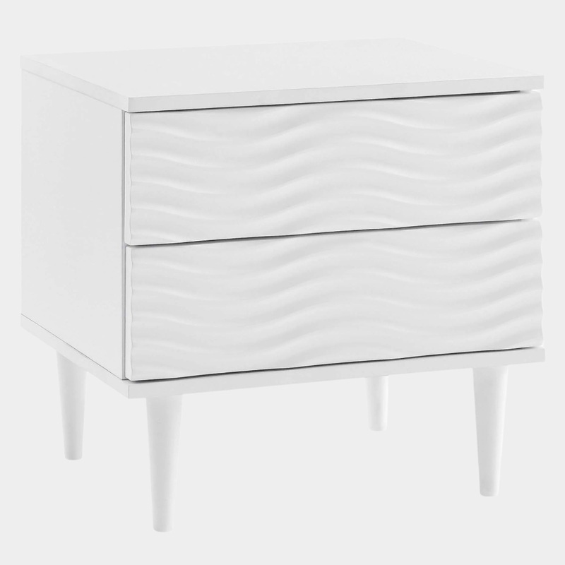 Wavelet 2-Drawer Nightstand