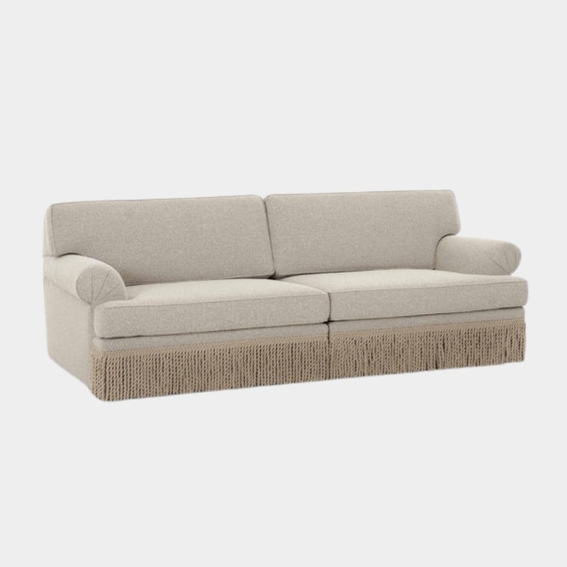Yvette Warm Grey Boucle Sofa