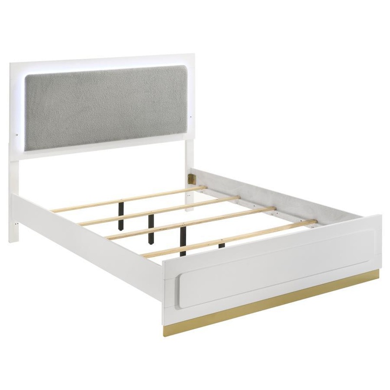 Caraway – Wood LED Panel Bed