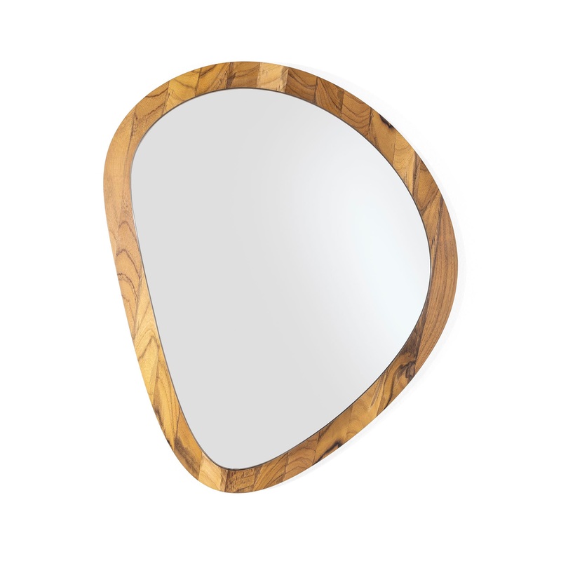 PANTE Mirror In Teak 20″