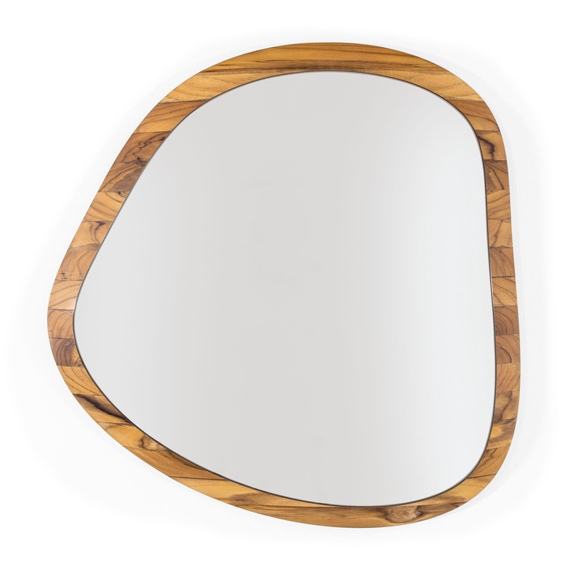 PANTE Mirror In Teak 22″
