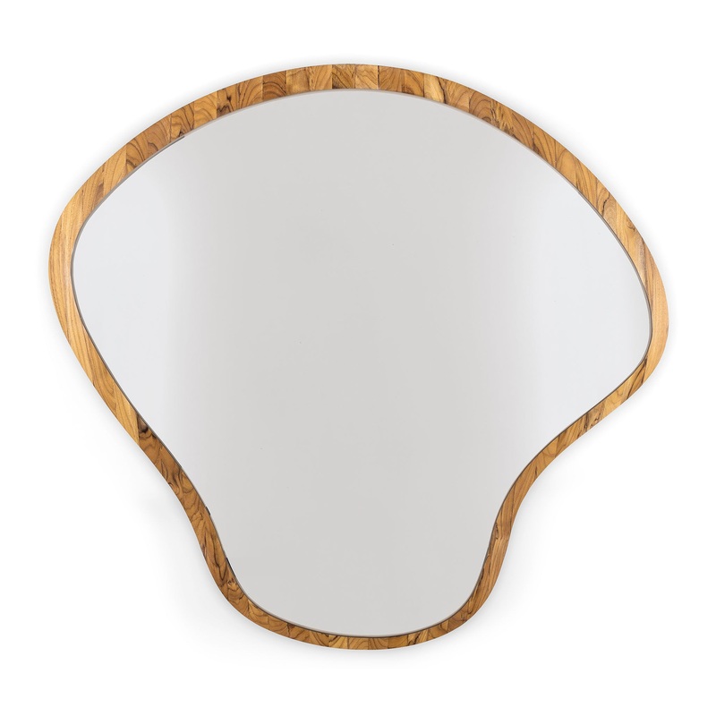 PANTE Mirror In Teak 39″