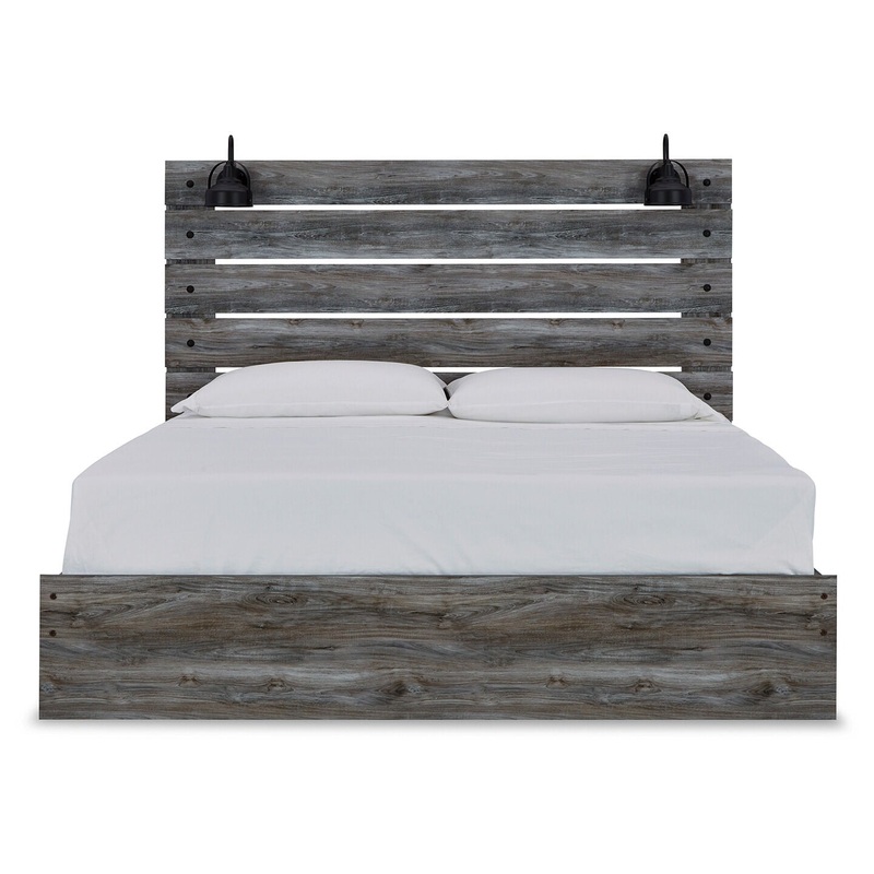 Baystorm Panel Bed with Sconces