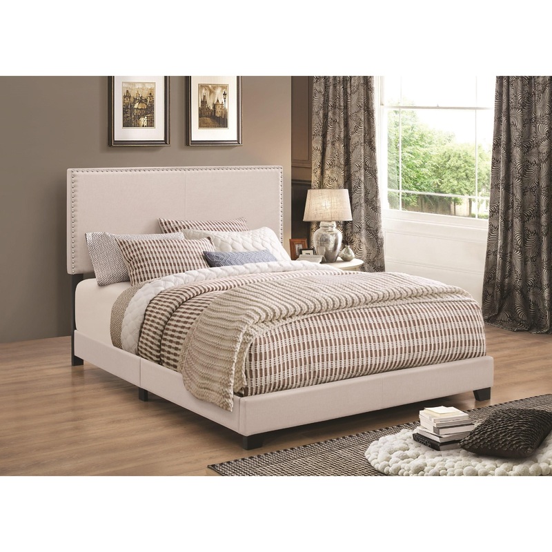 Coaster Furniture Boyd 350051F Upholstered Full Panel Bed – Ivory