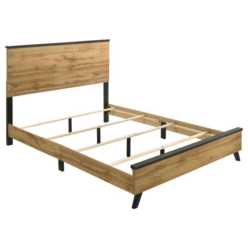 Coaster Furniture Kaywood 225001Q 52-inch Queen Panel Bed – Natural Pine