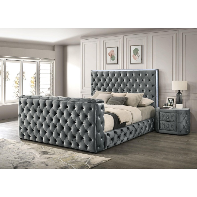 Generation Trade Diane 117041 King Bed – Grey