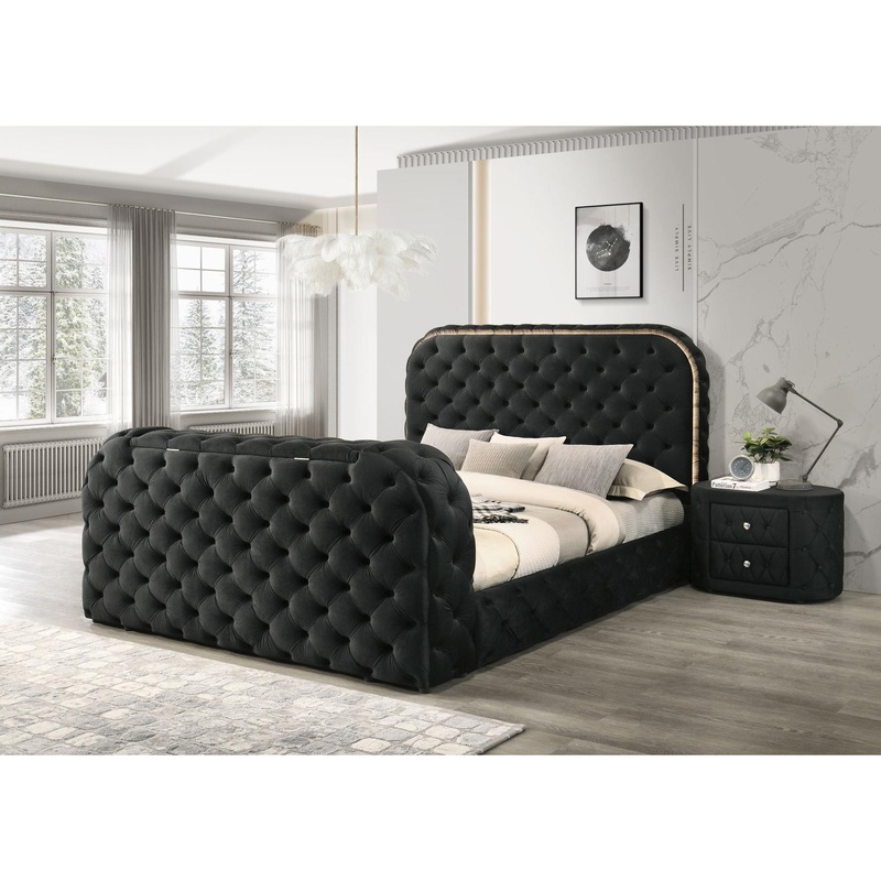 Generation Trade Valentina 132231 Queen Bed – Black