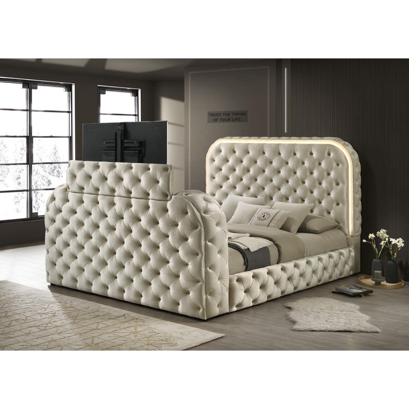 Generation Trade Valentina 132531 Queen Bed – Cream