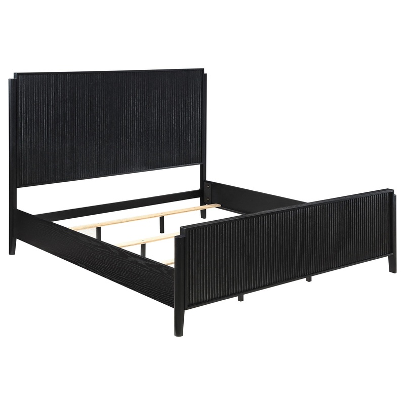 Coaster Furniture Brookmead 224711Q Wood Queen Panel Bed – Black