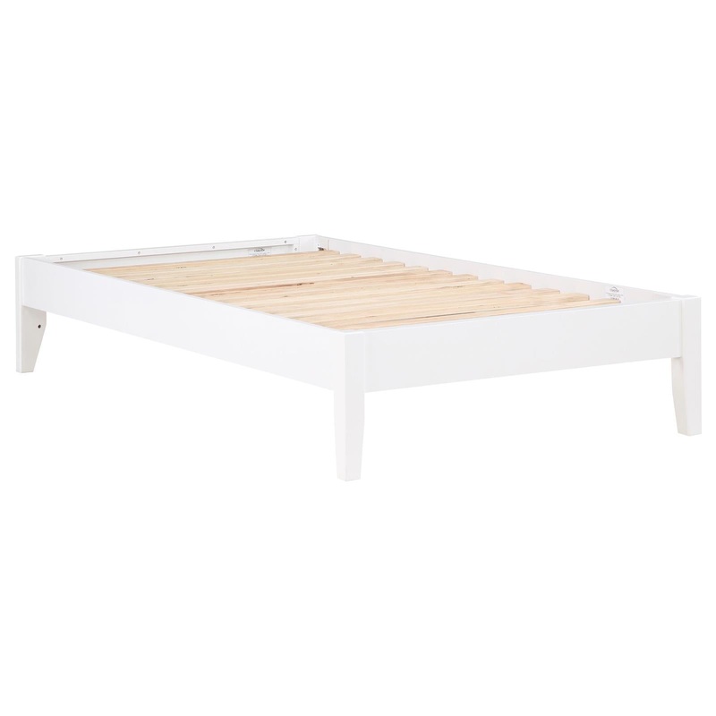 Coaster Furniture Hounslow 306128T Twin Universal Platform Bed – White