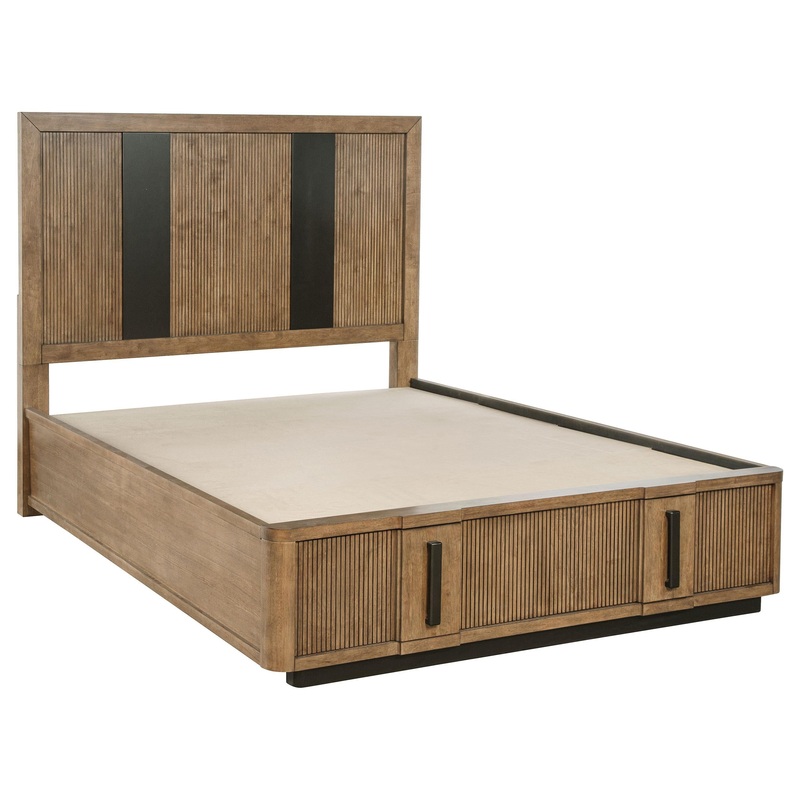 Coaster Furniture Terrace 224900Q 2-Drawer Queen Storage Bed – Ash Brown