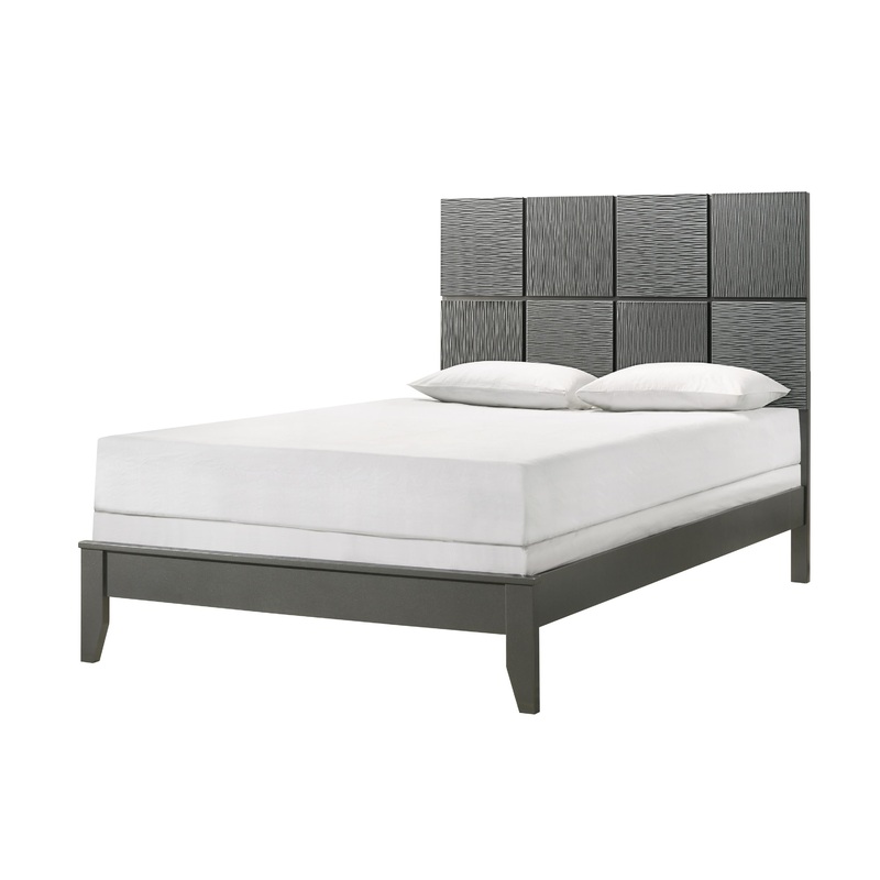 Crown Mark Denker B4715-F Full Bed – Gunmetal
