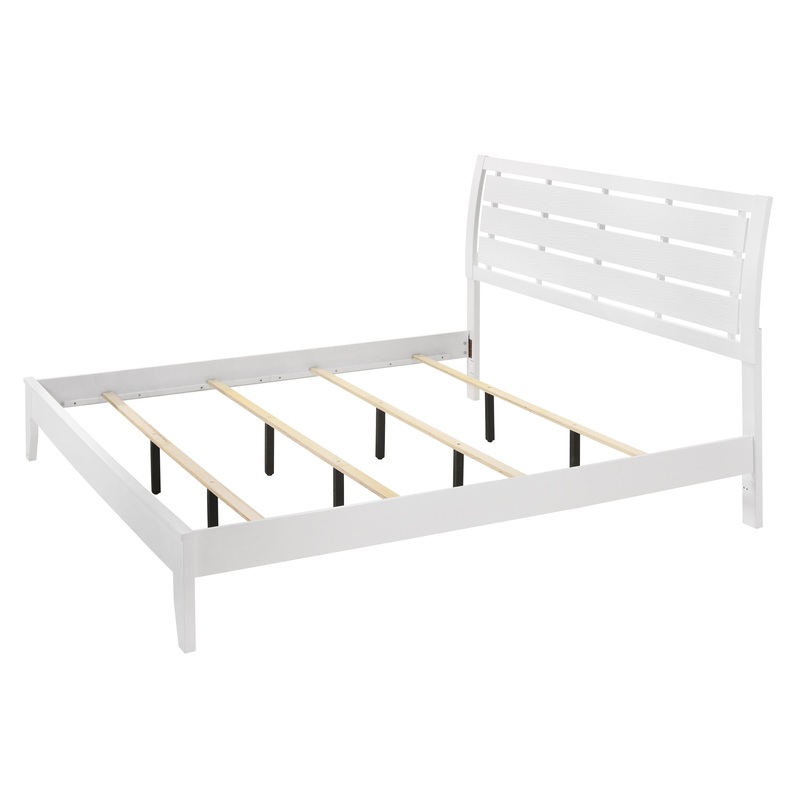 Crown Mark Evan B4710-K King Bed – White