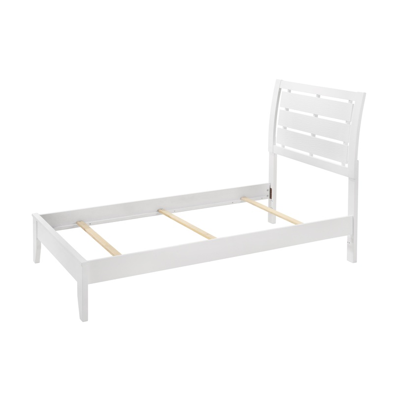 Crown Mark Evan B4710-T Twin Bed – White