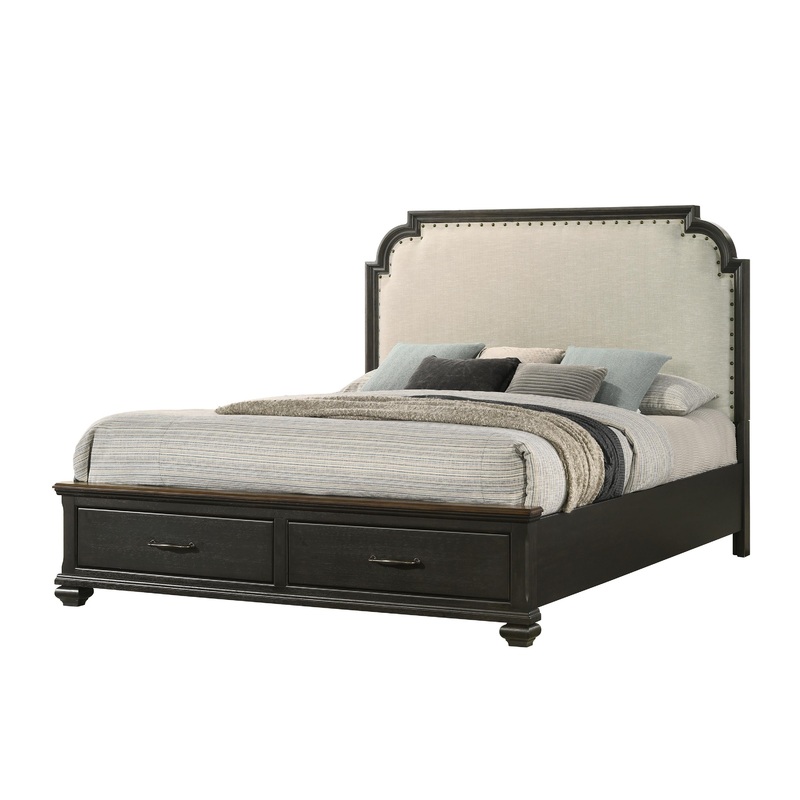 Crown Mark Hamilton B6560-K King Bed with Storage