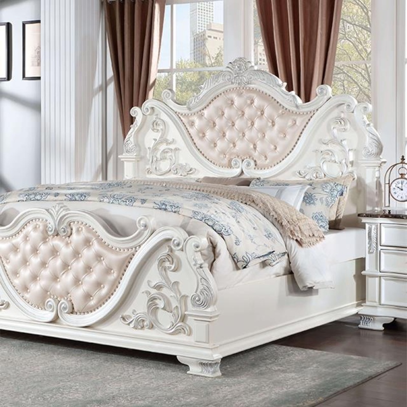 Furniture of America Esparanza CM7478WH-CK California King Bed