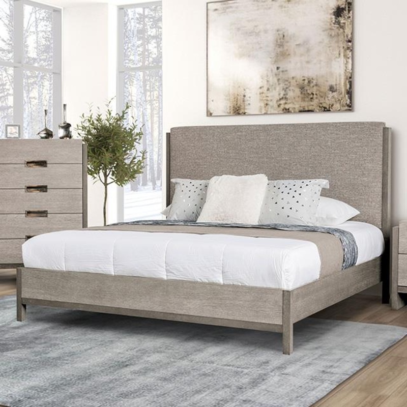 Furniture of America Grimsby FM7597GY-EK King Bed