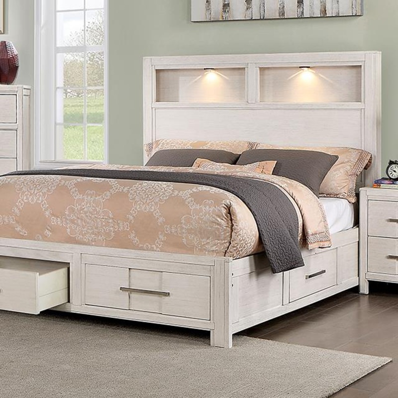Furniture of America Karla CM7500WH-EK King Bed