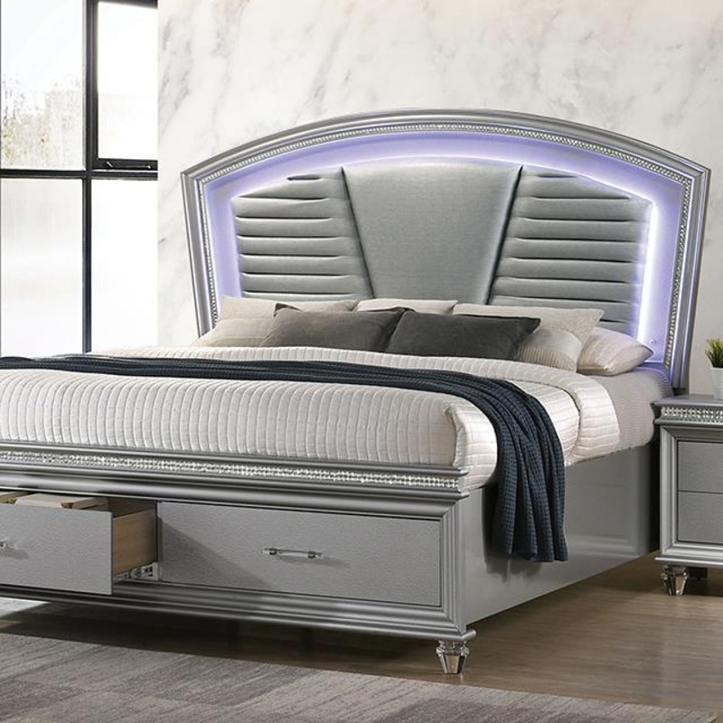 Furniture of America Maddie CM7899SV-Q Queen Bed