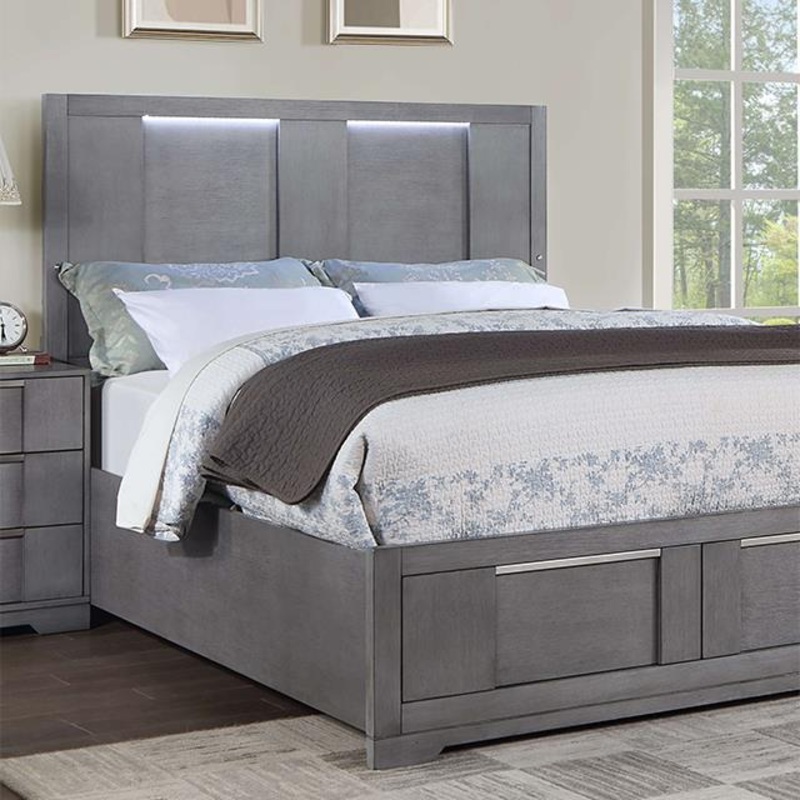 Furniture of America Regulus CM7475GY-EK King Bed