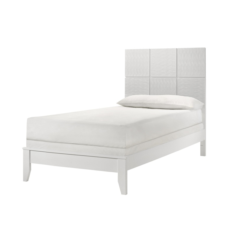 Crown Mark Denker B4712-T Twin Bed – White