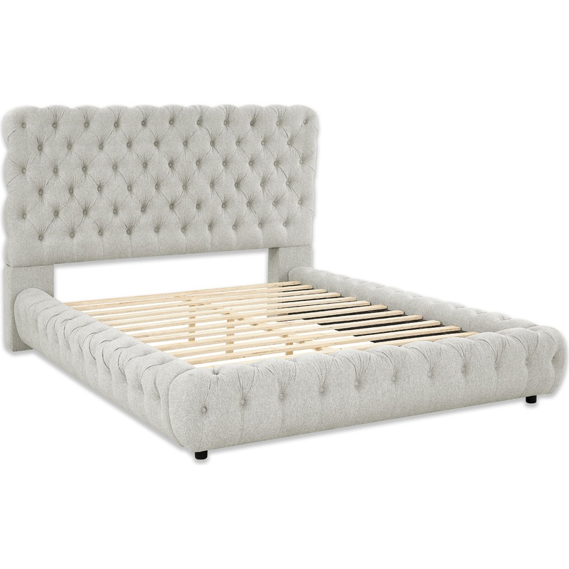 Crown Mark Flory 5112DV-K King Bed – Dove