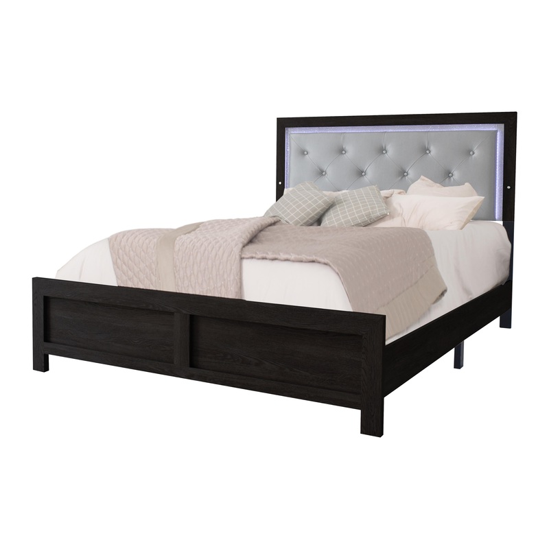 Crown Mark Jaylen B9280-Q Queen Bed – Black