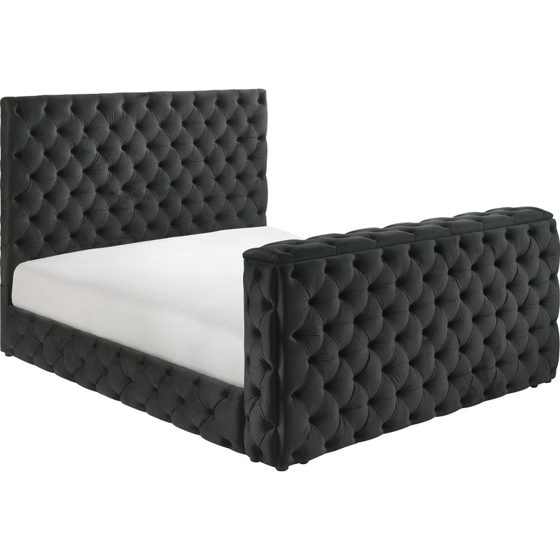 Crown Mark Josephine 5213BK-K King Bed with TV Lift
