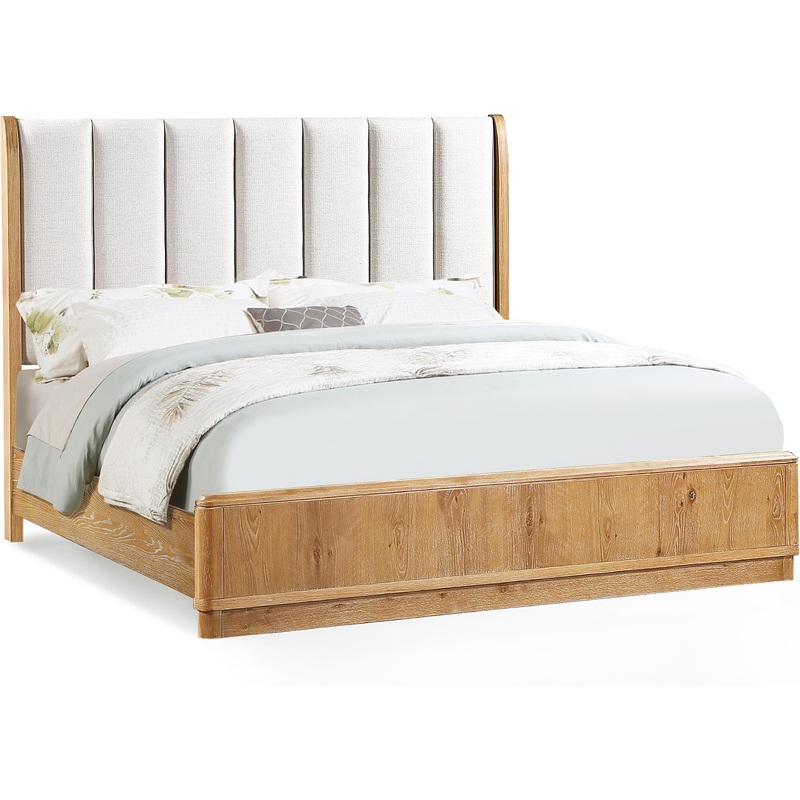 Crown Mark Westcott B1500-Q Queen Bed – Cerused Natural
