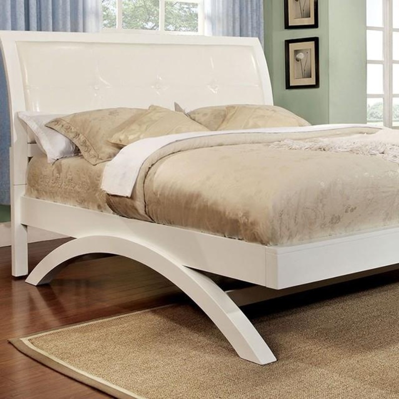 Furniture of America Delano CM7824WH-CK-BED California King Bed